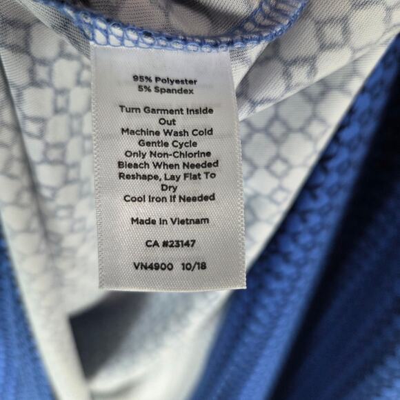 Talbots Plus Womens Blue Print Pull On Maxi Skirt Size 3X - Picture 5 of 5